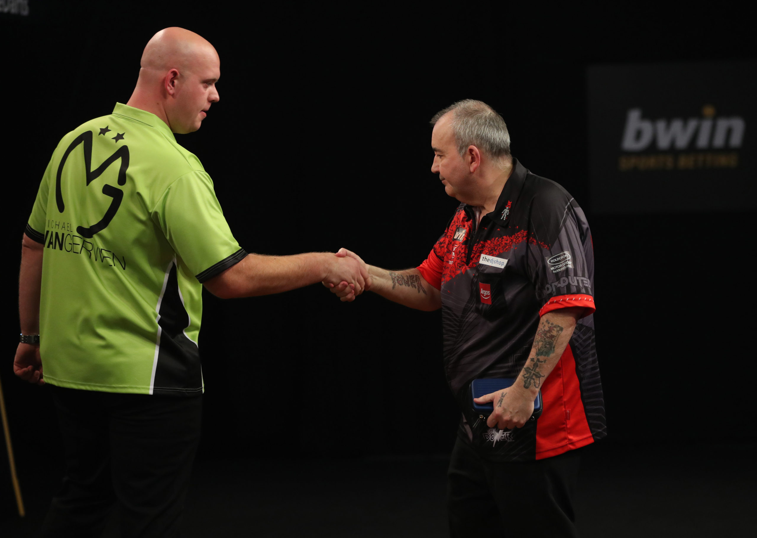 Rivalry between Michael van Gerwen and Phil Taylor rumbles on