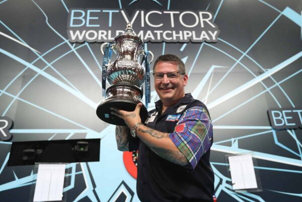 Gary Anderson winning the PDC World Matchplay
