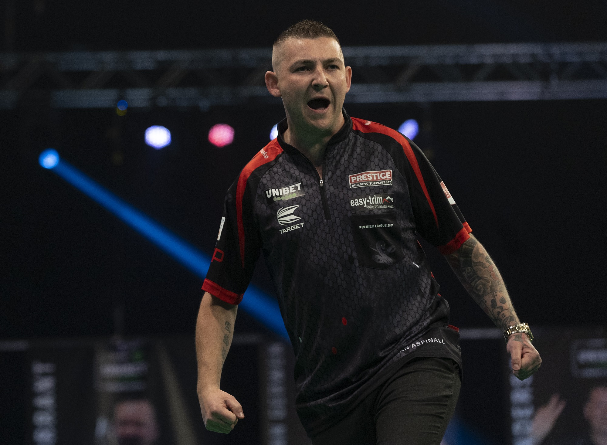 Aspinall tops Premier League Darts table after phase one