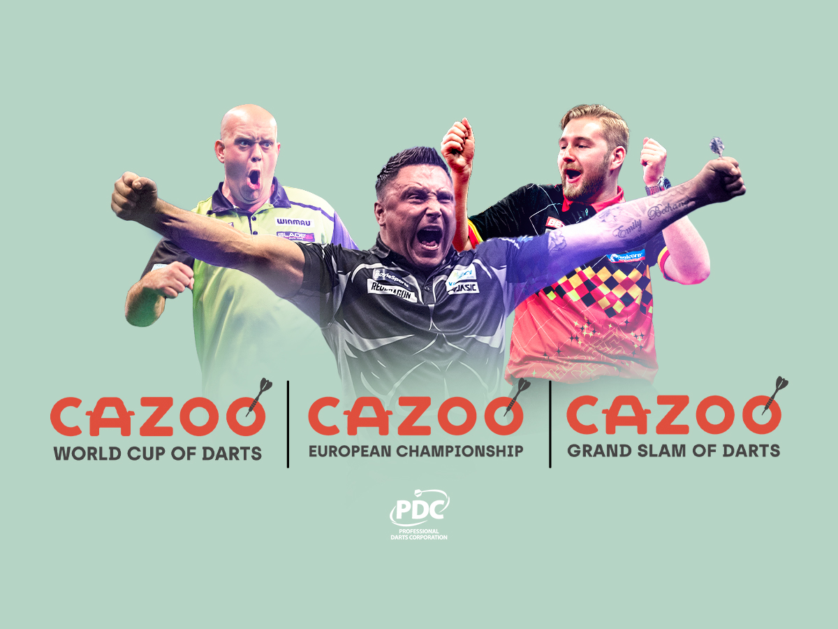 The PDC announced a multi-tournament sponsorship deal with car giant Cazoo. 