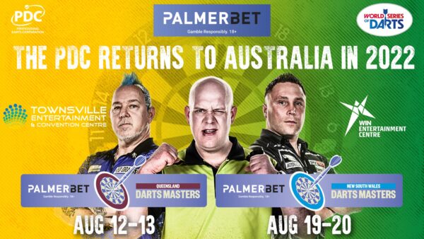 PDC announces PalmerBet as titles sponsors for World Series events in Australia