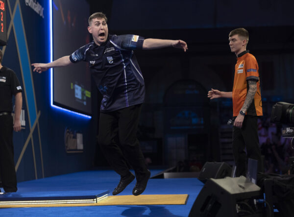 Borland illuminate Ally Pally with historic nine-darter