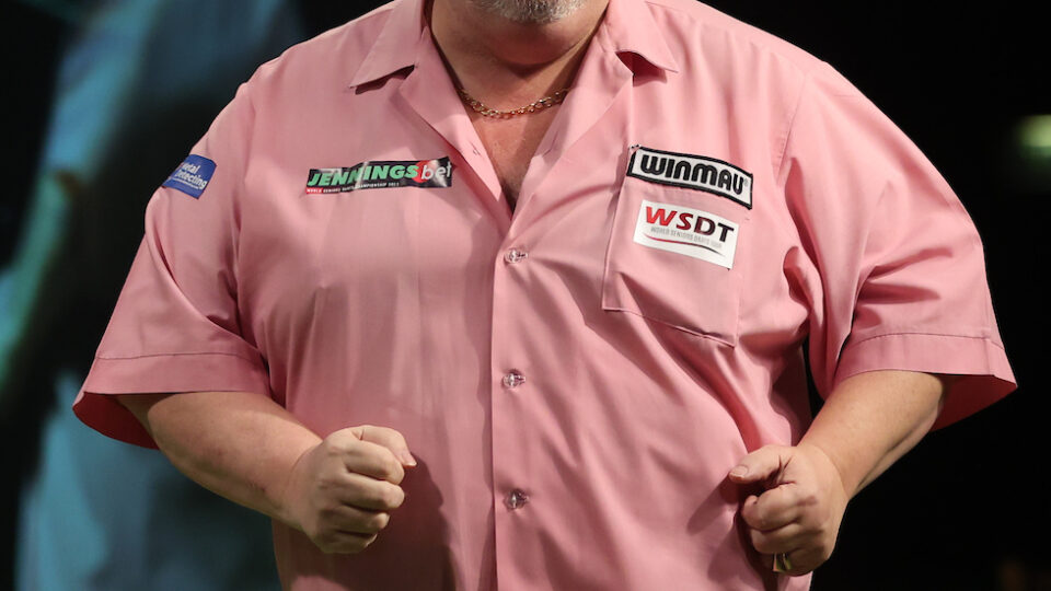 Peter Manley sets up Taylor Showdown on night one of the Jennings Bet World Seniors Darts Championship