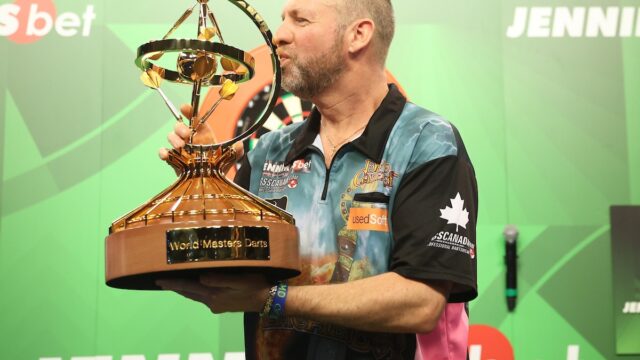 David Cameron Wins The First World Seniors Darts Masters