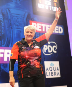 Lisa Ashton on stage at the 2025 Women