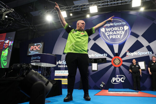 Michael van Gerwen slammed Peter Wright