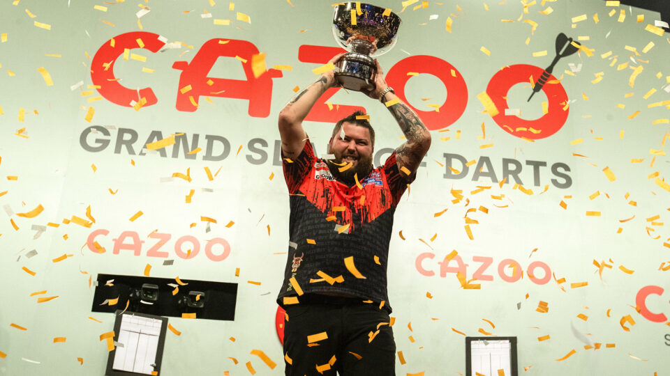 Michael Smith wins first TV ranking title in the Grand Slam of Darts 