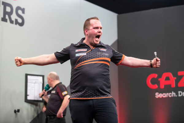 Cross writes his name in the history books on day two at the Masters as van Gerwen, Smith and Wright all join him in the quarter-finals