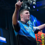 Daryl Gurney playing on stage