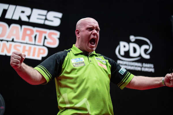 Van Gerwen and van Duijvenbode lead the charge at the Dutch Darts Championship Van Gerwen and van Duijvenbode lead the charge at the Dutch Darts Championship