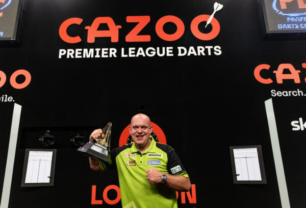 Seventh heaven as van Gerwen is crowned 2023 PDC Premier League champion 