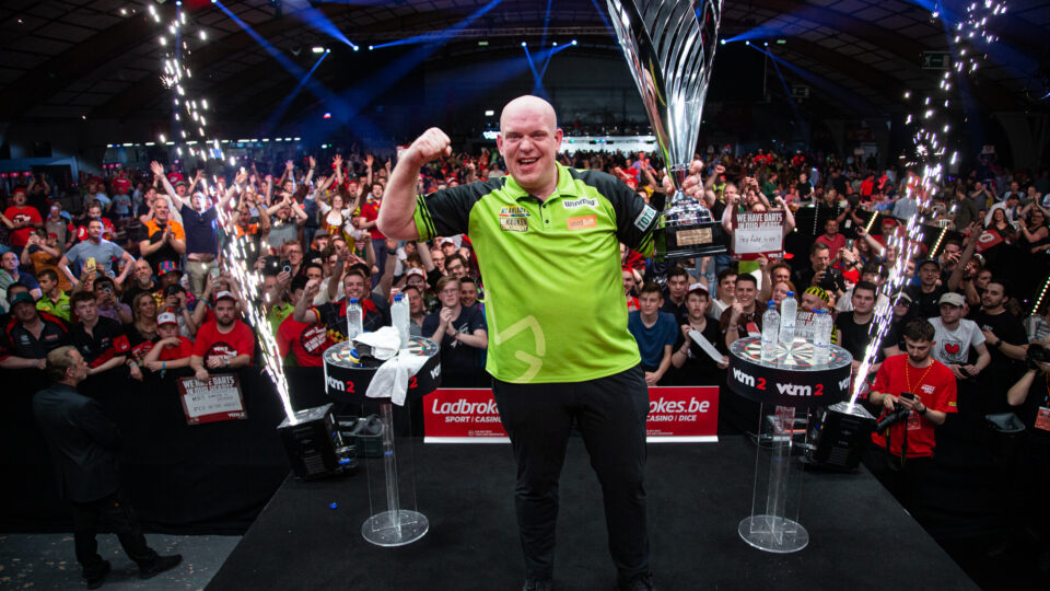 Van Gerwen ends 12-month wait for a Euro Tour title as the brilliant Dutchman is victorious in Belgium 