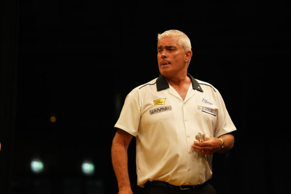 Van Barneveld is the standout on day one of the European Darts Grand Prix