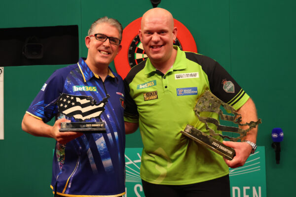 Van Gerwen wins back-to-back TV titles as Might Mike is king in New York Van Gerwen wins back-to-back TV titles as Might Mike is king in New York