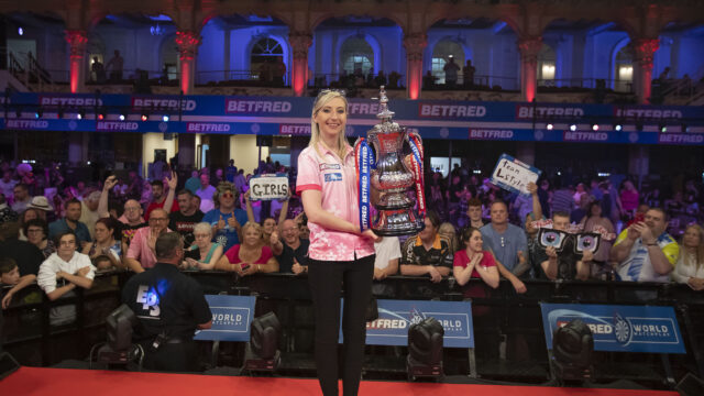 Fallon Sherrock receives an MBE in the King’s Birthday Honours List.