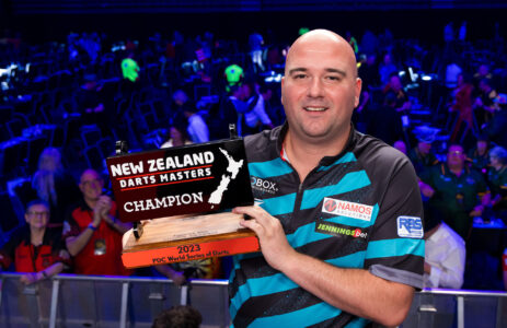 Rob Cross winning the 2023 New Zealand Darts Masters