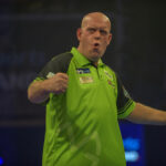 Michael van Gerwen on the World Grand Prix stage