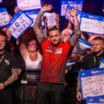 Joe Cullen on the walk on during the 2023 World Grand Prix