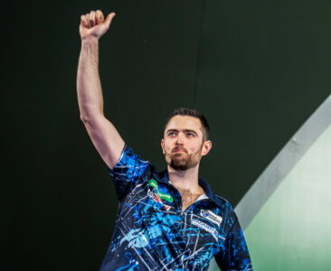 Luke Humphries is the defending Grand Slam of Darts champion.