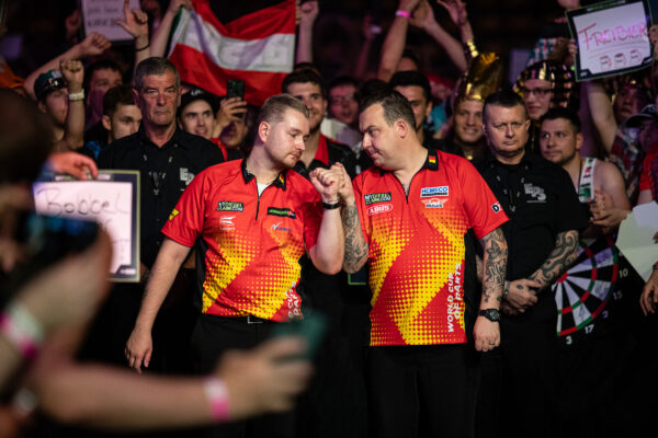 Dimitri Van den Bergh is still unsure who he will partner at the World Cup of Darts 