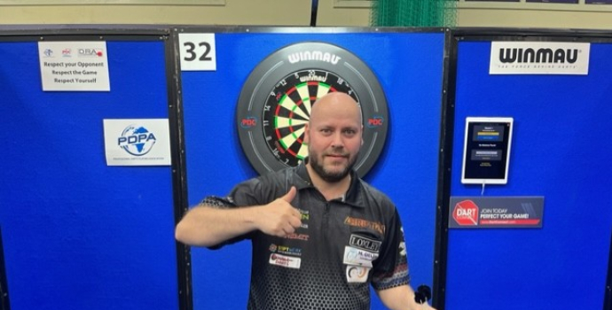 Christian Kist completes the double in PDC Challenge Tour in Leicester