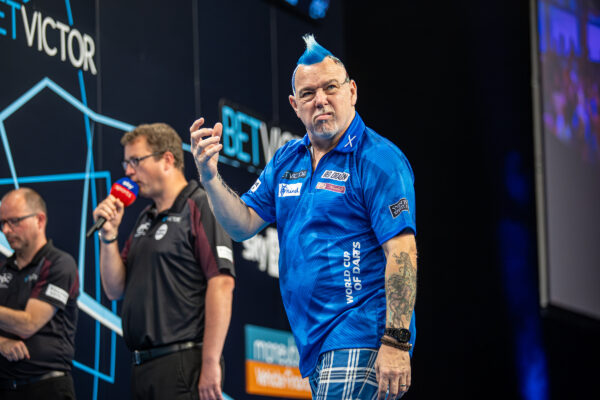 Michael Smith roasted Peter Wright after the Scot attempted to give him "s***" before they clashed at the World Cup “That guy should have some strong shoulders because he’s been holding the Premier League up for two years." Michael Smith roasted Peter Wright after the Scot attempted to give him "s***" before they clashed at the World Cup “That guy should have some strong shoulders because he’s been holding the Premier League up for two years."