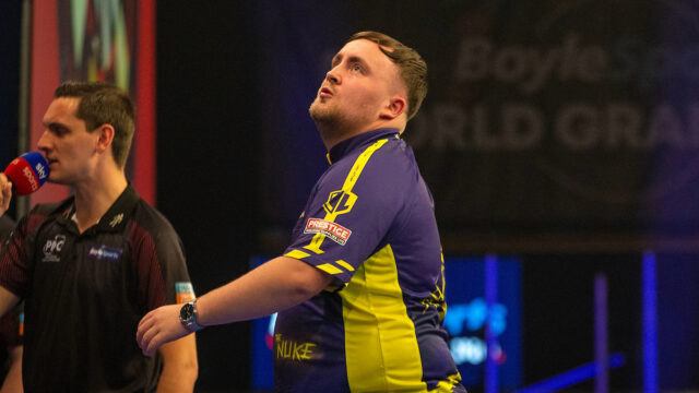 Luke Littler dumped OUT in Round One as Humphries pulls off a heroic comeback on Day One of the 2024 World Grand Prix