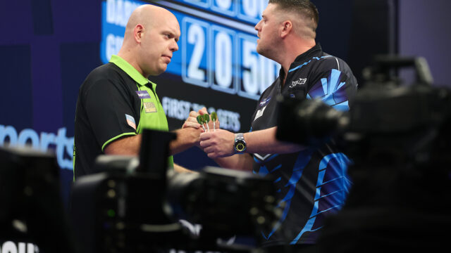 Michael Van Gerwen WHITEWASHED on an embarrassing night for the 6 time champion – 2024 World Grand Prix Day Two Recap