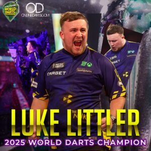 Luke Littler is the 2025 Paddy Power World Darts Championship winner.