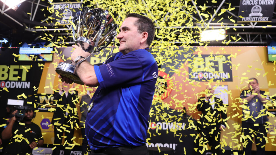 Ross Montgomery seals glory at the Tavern as the Scot is crowned World Seniors Darts World Champion 