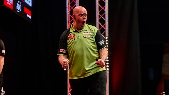 Van Gerwen survives a scare as the big names shine in Gottingen “I had to battle and that gives me energy”