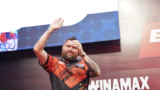 The seeds tumble on day two at the European Darts Open as Smith’s Matchplay hopes hang by a thread 