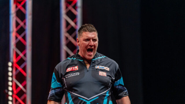 Gurney and van Duijvenbode shine on day one at the Baltic Sea Darts Open