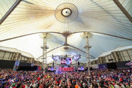 A shot of the main arena at Butlin