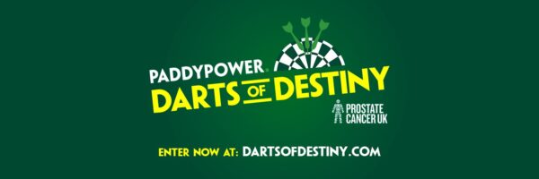 Paddy Power Launches £180,000 “Darts of Destiny” Charity Challenge with Prostate Cancer UK
