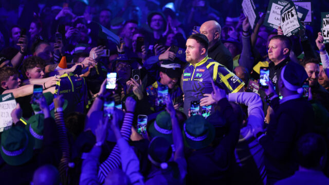 Littler passes tough test on opening night of World Darts Championship