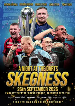 A Night at the Darts Skegness - 26th September 2026