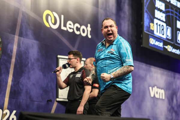 Luke Littler and Michael Van Gerwen star as seeds tumble at the Belgian Darts Open