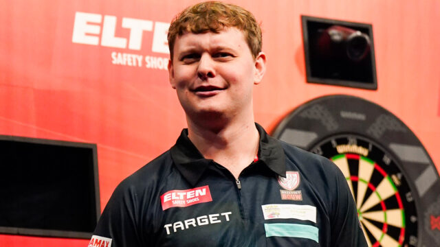 Kevin Doets stars on day one of the European Darts Trophy shattering the record average 
