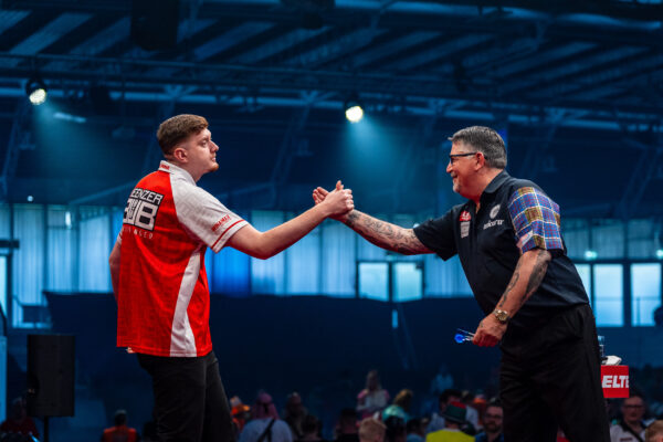 Gary Anderson sent home by Niko Springer on a day of drama at the European Darts Grand Prix