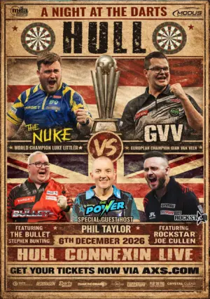 A Night at the Darts Hull - 6th December 2026