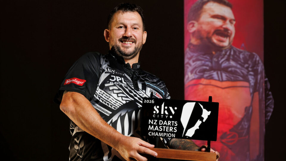Jonny Clayton wins in Auckland sealing victory at the New Zealand Darts Masters “I really enjoyed that. It’s 1-1 now, so next year – winner takes all!